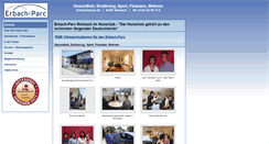 Desktop Screenshot of erbach-parc.de